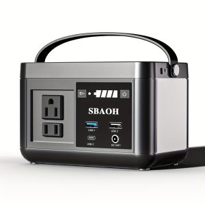 Portable Power Station P86,88.8Wh LiFePo4 Battery,with 120W AC Outputs, Solar Generator For Travel And Camping