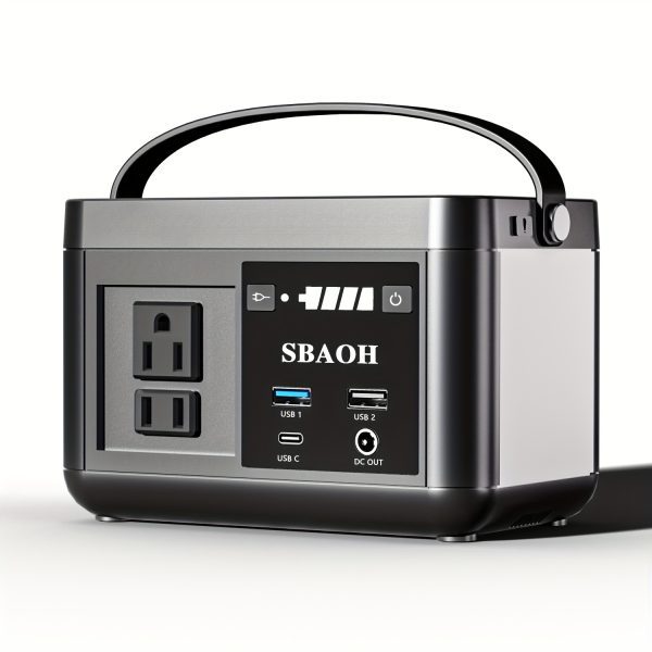 Portable Power Station P86,88.8Wh LiFePo4 Battery,with 120W AC Outputs, Solar Generator For Travel And Camping