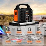 Portable Power Station 150W 155Wh 42000mAh Solar Generator For Road Trip,Off-grid,Power Outage,No Solar Panel