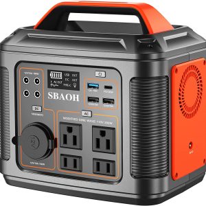 US Plug Portable Power Station P302,300W 296Wh Backup Lithium Battery,Solar Generator For Home And Outdoor Emergency Power Supply,Solar Panel Is Not Included