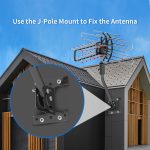 TA-851 PLUS 360 Degree Rotating UV Dual 174-860MHz 22-38dB Outdoor Antenna With Accessory Package
