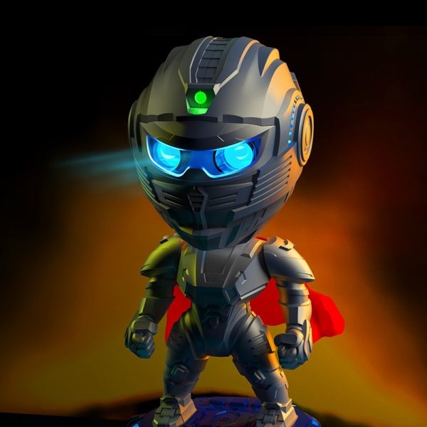 Mecha Samurai Projector Light - Regular Models, Inspired By The Unique Mecha Samurai Shape, It Can Project Cool Light And Shadow To Light Up The Atmosphere Of The Space