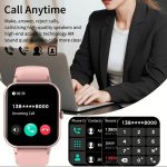 ZL54CJ Square Smartwatch Dame Bluetooth Opkald Puls Sporttilstand Fitness Tracker Vandtæt Smartwatch Herre Til iOS Android