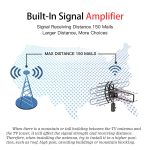 TA-851 PLUS 360 Degree Rotating UV Dual 174-860MHz 22-38dB Outdoor Antenna With Accessory Package
