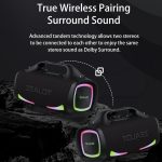 100W Wireless Speaker-24000mAh Battery, IPX5 Waterproof, Loud Stereo Sound And Strong Bass, Perfect For Family, Car, Outdoor, Camping, Party