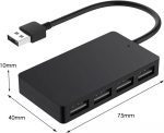 4 Port USB HUB 2.0 Multi Splitter Expansion Desktop PC Laptop Adapter High Speed