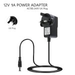 12V 1A AC -DC Adapter Charger Power Supply UK Plug For LED Light CCTV Camera UK