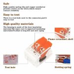 75x For Wago 221 Electrical Connectors Wire Block Clamp Terminal Cable Reusable