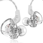 Sportsheadset med in-ear-kabel og mikrofon