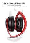 Trådløse Bluetooth 5.0 Hovedtelefoner Headset Over-Ear FM Radio MIKROFONNUMMER Sammenklappeligt TF Kort