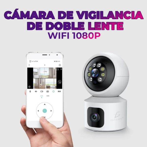 Mini Security Camera With WiFi 4MP Dual Lens