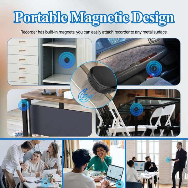 Mini Voice Recorder With Built-in Speaker And Built-in Magnet