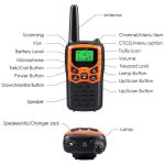 2Pcs Walkie Talkies Electronic Long Range Walky Talky 8km UHF Backlit LCD NEW
