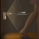 3 X LED Nachtlicht Mit Bewegungsmelder Sensor Batterie Treppenlicht Wandleuchte