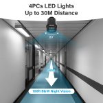 Wired POE Monitoring With White Light, Color,black And White Night Vision, Two-way Voice, Waterproof Outdoor Camera, Banned Platform Amazon