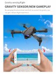 The Battery Configuration Of The E99 Smart Camera Drone Features Real-time Image Transmission From A Single Camera. It Has One-click Touch And Landing Functions. This Is A Foldable Remote-controlled D