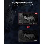 Trail Camera 36MP 2K 30fps, Usogood 2pcs Night Vision Game Cameras With Motion Activated Hunting Cam Waterproof With Infrared LED For Outdoor Security