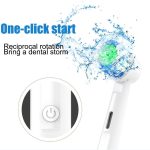 Toothbrush Electric Rechargeable Pro Rotating Brush Heads Timer Modes USB