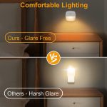3 X LED Nachtlicht Mit Bewegungsmelder Sensor Batterie Treppenlicht Wandleuchte