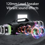 100W Wireless Speaker-24000mAh Battery, IPX5 Waterproof, Loud Stereo Sound And Strong Bass, Perfect For Family, Car, Outdoor, Camping, Party