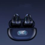 骨伝導ヘッドホン TWS イヤホン イヤークリップ Bluetooth 5.3 タッチワイヤレスイヤホン インイヤー ベース HIFI スポーツヘッドセット