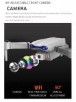 The Battery Configuration Of The E99 Smart Camera Drone Features Real-time Image Transmission From A Single Camera. It Has One-click Touch And Landing Functions. This Is A Foldable Remote-controlled D