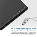 DVD Player Compact Multi Region HDCD CD VCD Music Disc Upscaling USB With Remote
