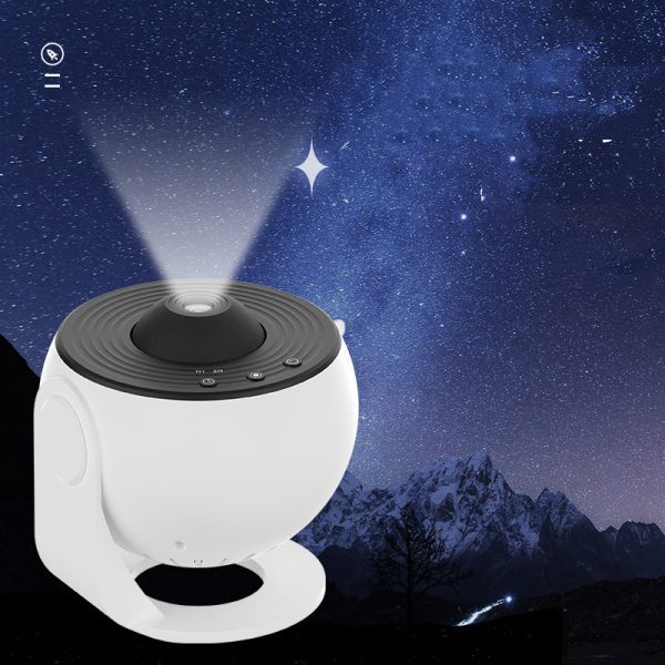 Natlampe Galakseprojektor Stjernehimmelprojektor 360 graders rotation Planetariumlampe til børneværelse Valentinsdagsgave Bryllupsdekoration