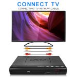 DVD Player Compact Multi Region HDCD CD VCD Music Disc Upscaling USB With Remote