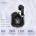 Bluetooth 5.3 Over-ear hovedtelefoner, Air31 ægte trådløse stereo hi-fi-hovedtelefoner, Nirkabel hovedtelefoner LED