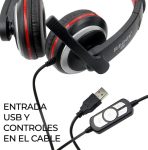 Audifonos Diadema Gamer Usb Audio