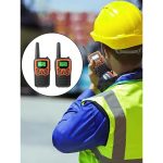 2Pcs Walkie Talkies Electronic Long Range Walky Talky 8km UHF Backlit LCD NEW