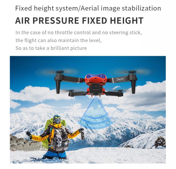 The Battery Configuration Of The E99 Smart Camera Drone Features Real-time Image Transmission From A Single Camera. It Has One-click Touch And Landing Functions. This Is A Foldable Remote-controlled D