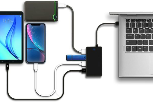 4 Port USB HUB 2.0 Multi Splitter Expansion Desktop PC Laptop Adapter High Speed